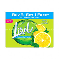 Liril Lemon And Tea Tree Oil Soap 