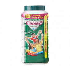 GLUCON-D LIME REGULAR 1KG JAR