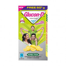 Glucon D Instant Energy Health Drink Lime Cheka - 75gm Refill (Extra 50gm Free)