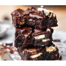 Triple chocolate brownie 